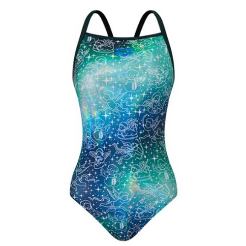 아레나 엔젤윙 원피스 싱글크로스 스트랩백 A6SL1LO04GRN_이미지