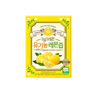 홀푸드코리아 홀베리 1일1레몬 유기농 레몬즙 20g 14포 (14개)_이미지
