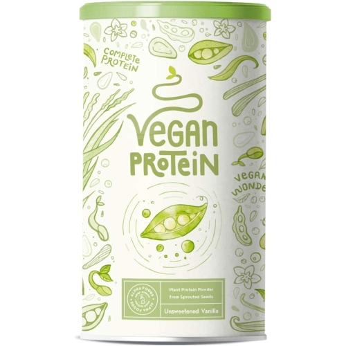 Alpha Foods 알파푸드 비건 프로틴 언스위트 단백질 파우더 600g Vegan Protein