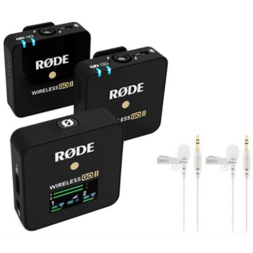 로데 Wireless GO II 무선마이크 + LAVALIER GO 핀마이크 2개