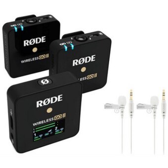 로데 <b>Wireless</b> <b>GO</b> II 무선마이크 + LAVALIER <b>GO</b> 핀마이크 2개