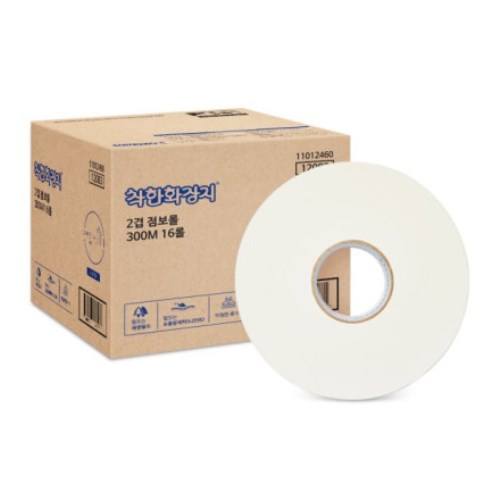  착한화장지 점보롤 2겹 300m [16롤]