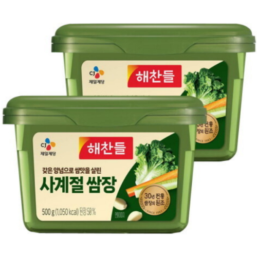 해찬들 사계절 쌈장 500g (2개)_이미지