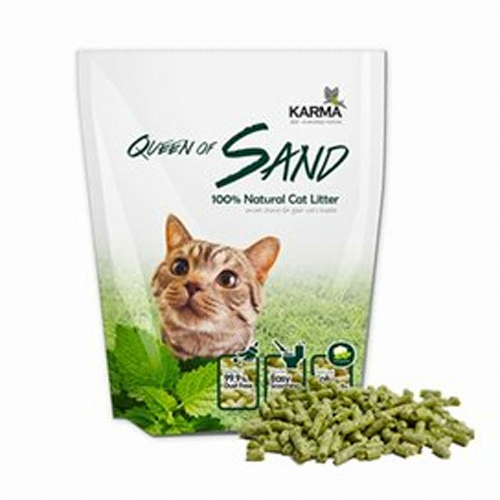 카르마 퀸오브샌드 두부모래 녹차 3kg (6개)_이미지