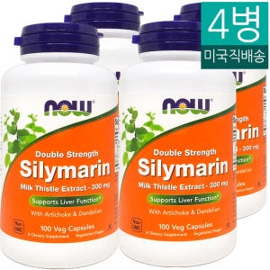 나우푸드 실리마린 밀크시슬 300mg 100캡슐 (4개)_이미지