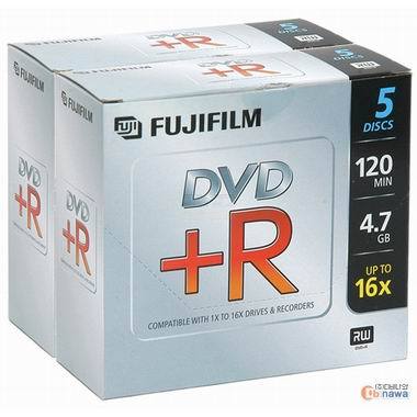 후지필름 DVD+R 4.7GB 16x 쥬얼 10장_이미지