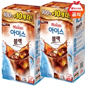 동서식품 맥심 아이스 블랙 커피믹스 스틱 110개입 (2개)_이미지
