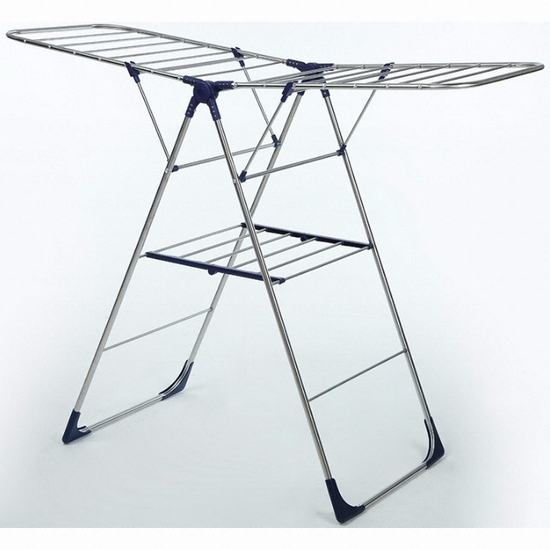 포지타노 탄탄 빨래건조대 스테인레스 2단 특대형