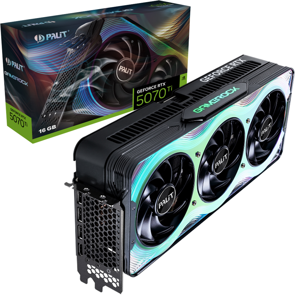 PALIT ������ RTX 5070 Ti GAMEROCK D7 16GB �̿���