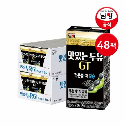 맛있는 두유 GT 검은콩 깨 칼슘 190ml