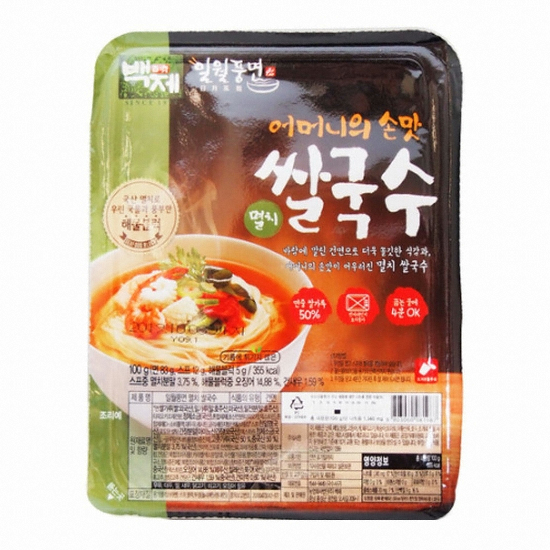 백제 일월풍면 멸치 쌀국수 100g (40개)_이미지