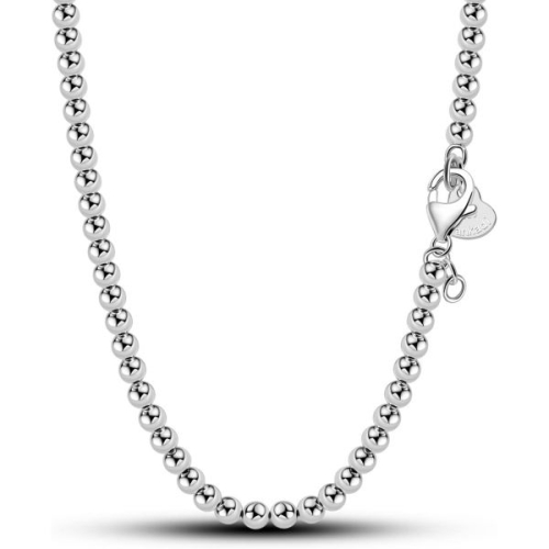 스털링 11384679 남자 목걸이 가벼운 패션 심플 단카디 남성 솔리드 925 실버 비즈 여성 4MM 6MM 원형 기도