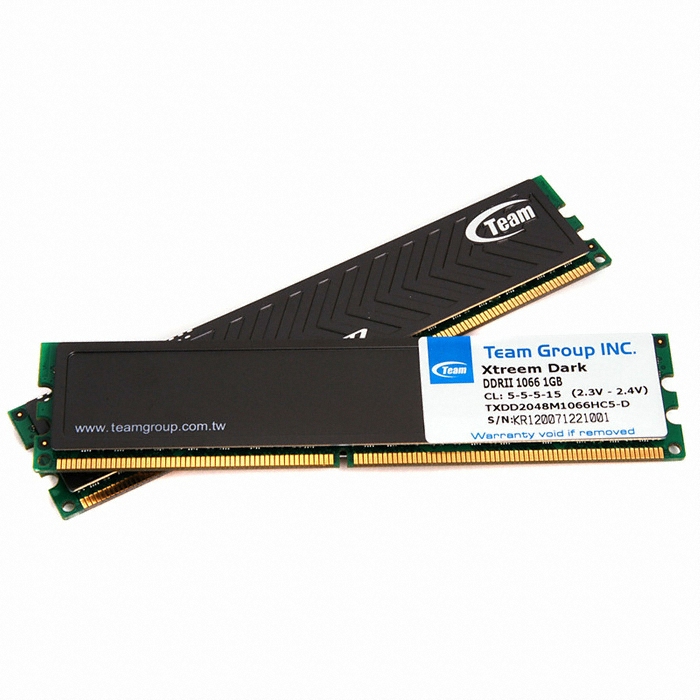 TeamGroup DDR2-1066 CL5 Xtreem Dark 패키지 (2GB(1Gx2))