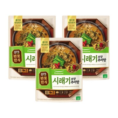 풀무원 반듯한식 시래기 보양 추어탕 460g (3개)_이미지