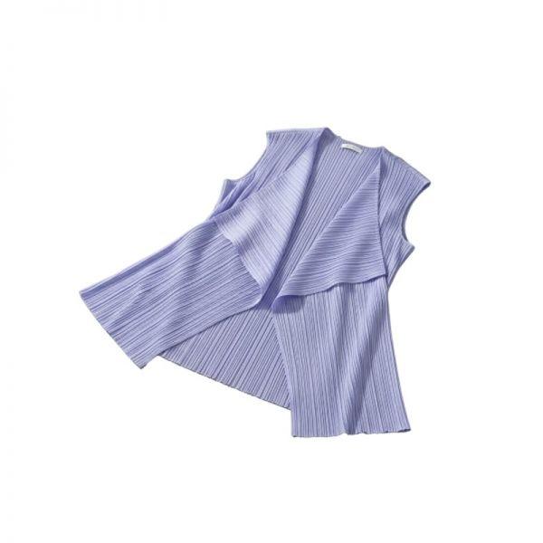  이세이미야케 PLEATS PLEASE ISSEY MIYAKE 25 PP56JE123-73 먼슬리 컬러 February 가디건