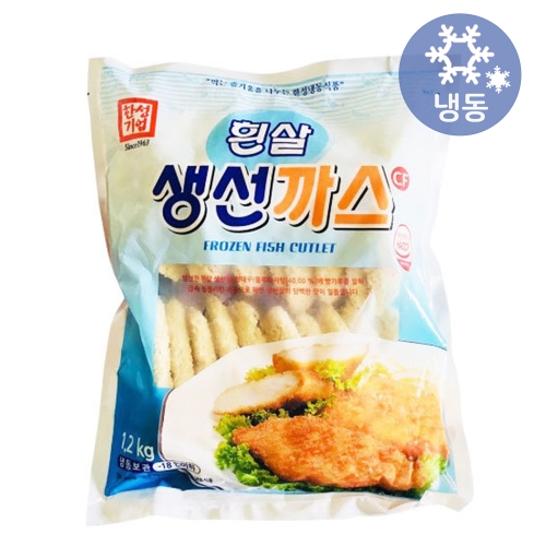 한성기업 흰살 생선까스 1.2kg (8개)_이미지