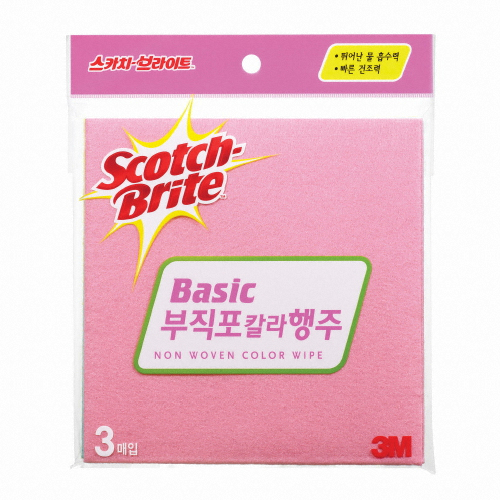 3M 스카치브라이트 부직포 칼라 행주이미지입니다. 누르면 해당 게시물로 새창이동합니다.