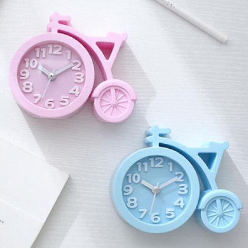 진바스 귀여운 자전거 알람시계