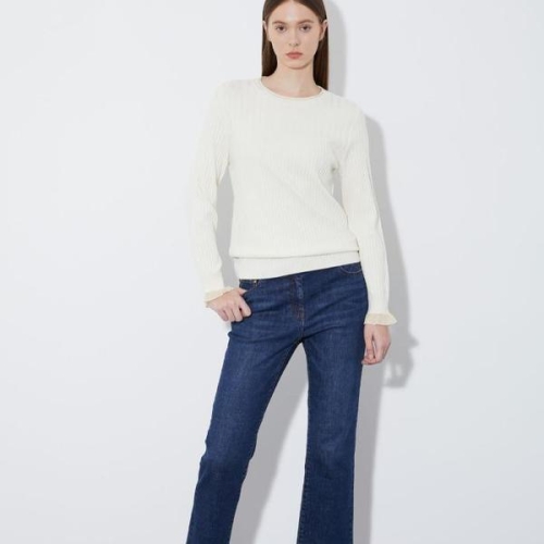 세정 올리비아로렌 HC03 골지 변형니트 기본 핏의 풀 오버 VOC BL4S 1311 S29542698