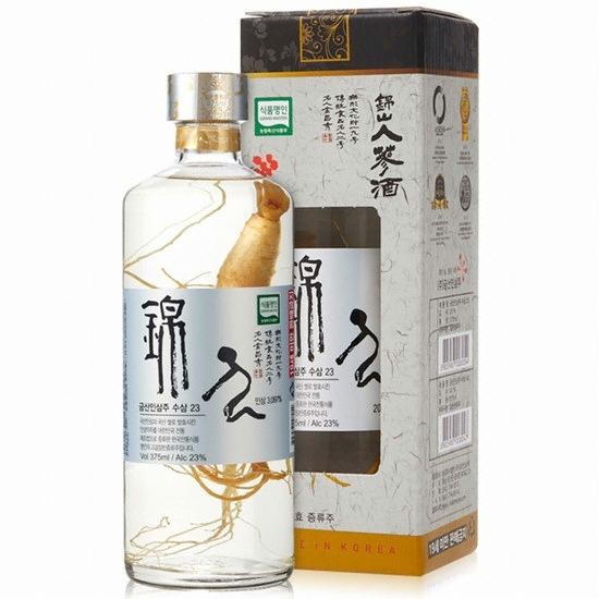 금산인삼주 수삼 375ml (23도) (2개)_이미지