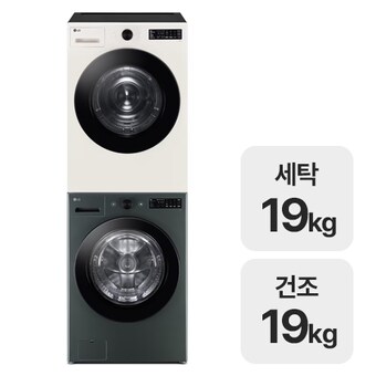 LG전자 트롬 오브제컬렉션 FG19GN + <b>RG19EN</b>