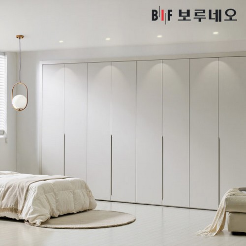 BIF보루네오 히든하프 여닫이 붙박이장 (30cm)_이미지