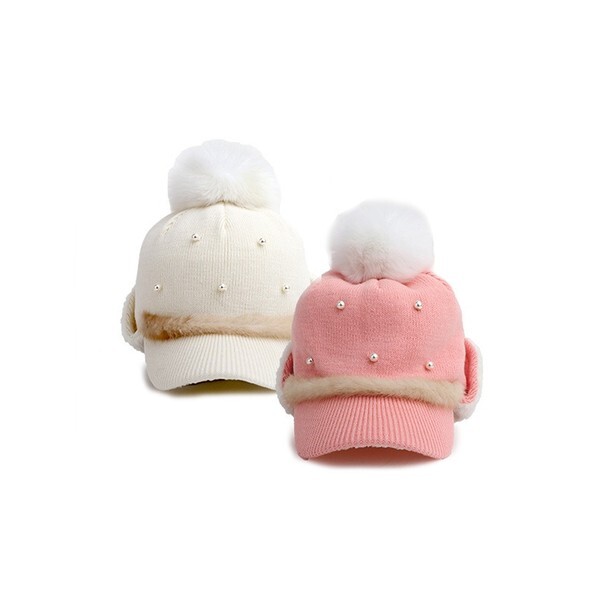 방한 방울 귀마개 모자 16042CP33
