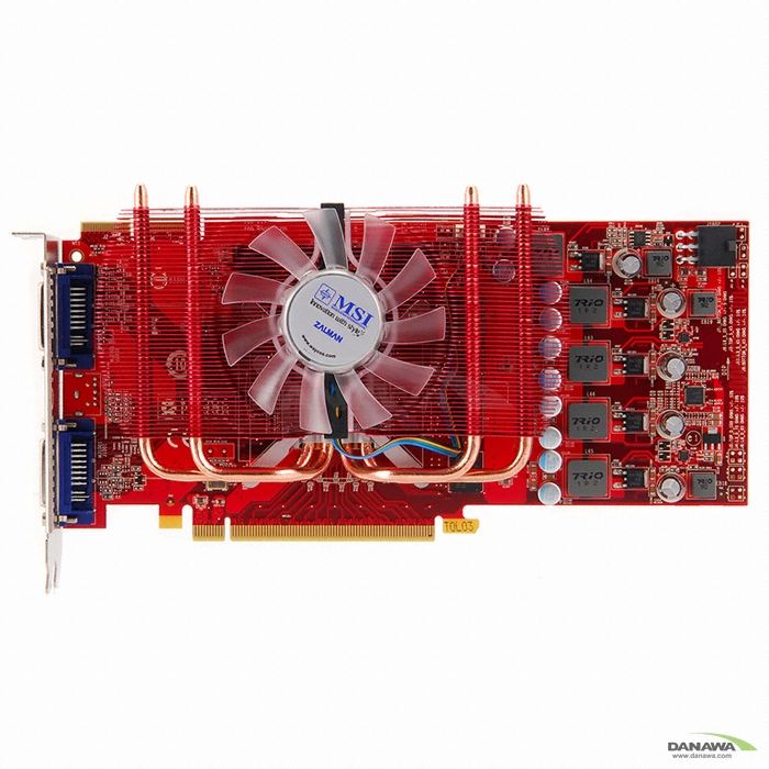 MSI 라데온 HD 4850 R4850-2D512 O.C Triple-S 512MB VF1050_이미지