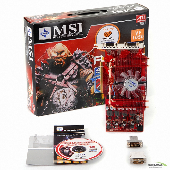 MSI 라데온 HD 4850 R4850-2D512 O.C Triple-S 512MB VF1050_이미지