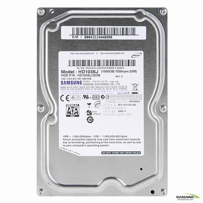 �Ｚ���� 1TB Spinpoint F3 HD103SJ (SATA2/7200/32M)