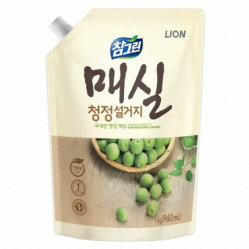 참그린 매실 청정설거지 리필 1kg (960ml)이미지입니다. 누르면 해당 게시물로 새창이동합니다.