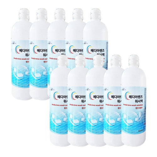 삼현제약 메디아렌즈 식염수 500ml (10개)_이미지
