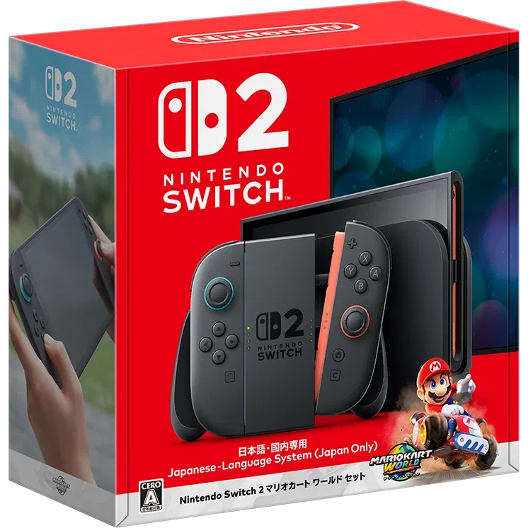 Nintendo 닌텐도 스위치 2 마리오 카트 월드 세트 (해외구매 일본판)