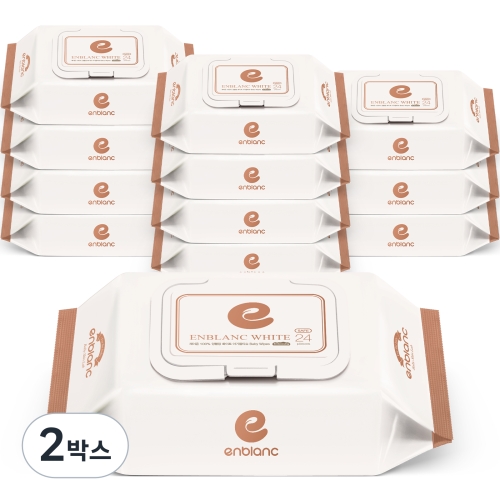 세이프 화이트 물티슈 캡형 24매