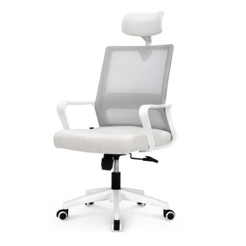 네오체어 화이트프레임 사무용 메쉬의자 801H