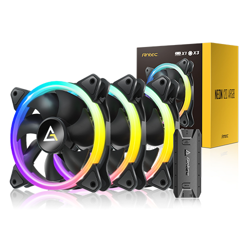 Antec NEON 120 PWM ARGB (컨트롤러/3팩)_이미지