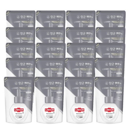 랩신 V3 센서티브 핸드워시 리필 200ml (20개)_이미지