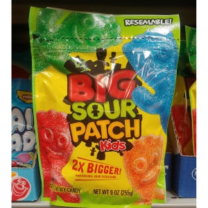 [불명] Sour Patch 샤워 패치 빅 키즈 소프트 츄이 캔디 2팩_이미지