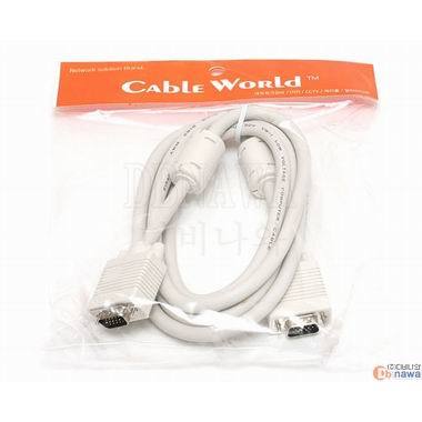 CableWorld RGB(D-SUB) (M/M) 모니터 케이블 (50m)_이미지