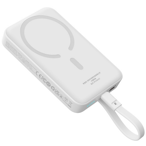베이스어스 마그네틱 미니 유무선 보조배터리 PPCXM10T 10000mAh_이미지