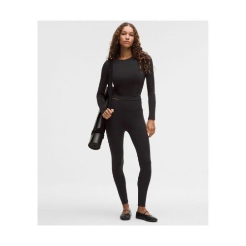 룰루레몬 국내판 리빌니트 아일릿 하이라이즈 타이츠 7 8 렝스 BLK LW5HJ3S-0001 214304