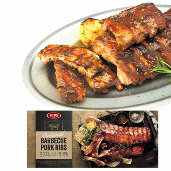 CJ푸드빌 빕스 오리지널 바비큐 폭립 450g (3개)