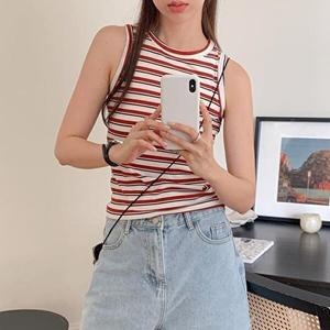 셀러허브 VY 여자 여름 워터밤 골지 나시_WT31048_이미지