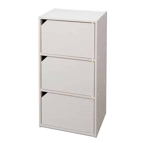 아이리스코리아 3단 도어형 공간박스 수납장_이미지