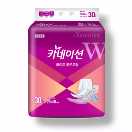 카네이션 와이드 라운드형 일반 30개