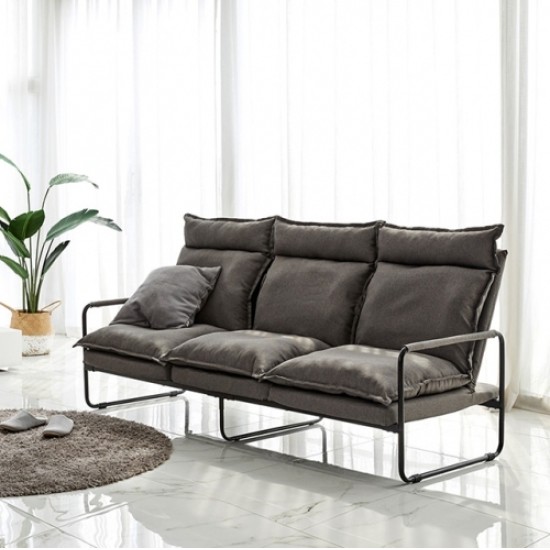 상도가구 베이크 패브릭 소파 3인용 (스툴별도)_이미지