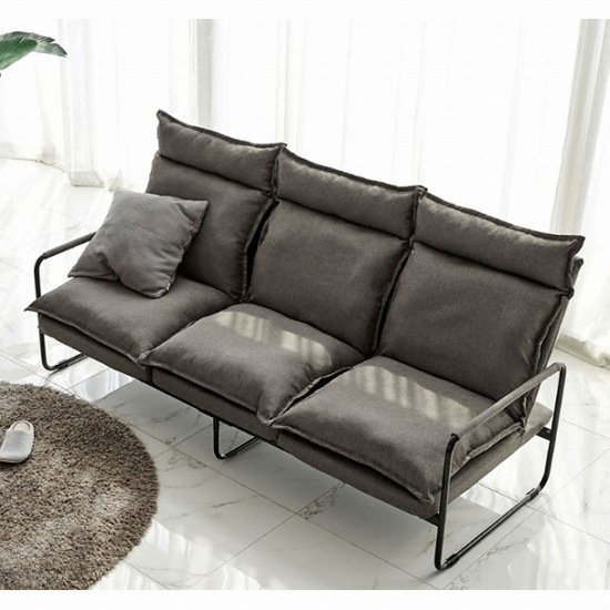 상도가구 베이크 패브릭 소파 3인용 (스툴별도)_이미지