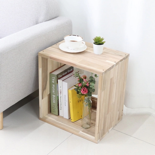 다니엘우드 원목 큐브박스