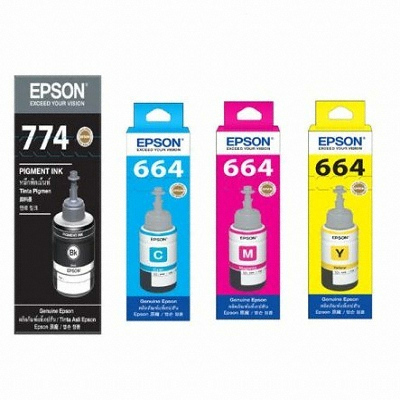 Epson ��ũ 774/664 (T7741, T6642, T6643, T6644) 4�� ��Ʈ