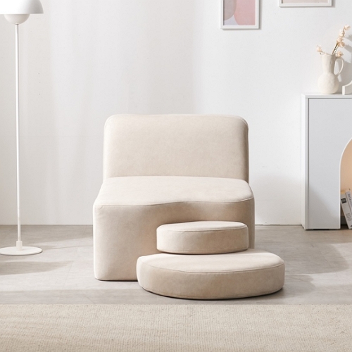 비앙스 로이 카우치 애견계단 기능성 패브릭 소파 1인용